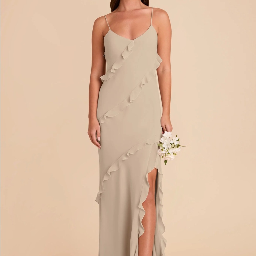Birdy Grey Almond Valentina Chiffon Dress